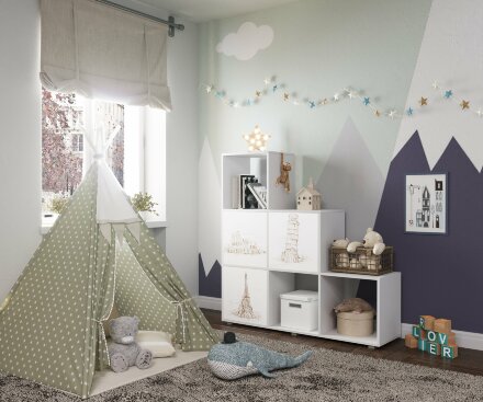 Стеллаж Горка, 6 ячеек 