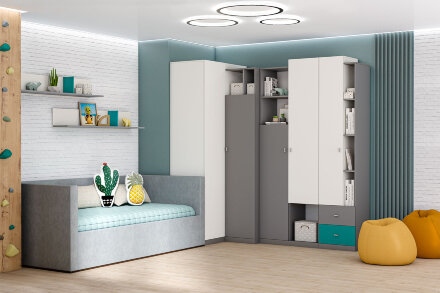 Тумба с 3 ящиками Т-1 Клео, океан  