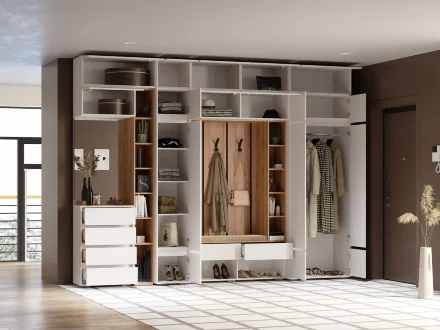 Антресоль №3 Прага, Белый 