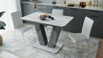 Стол обеденный раскладной Чинзано тип 1, моод темный  