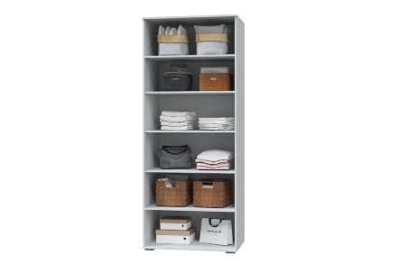 Шкаф 2-х дверный для платья и белья с зеркало Шарлиз 