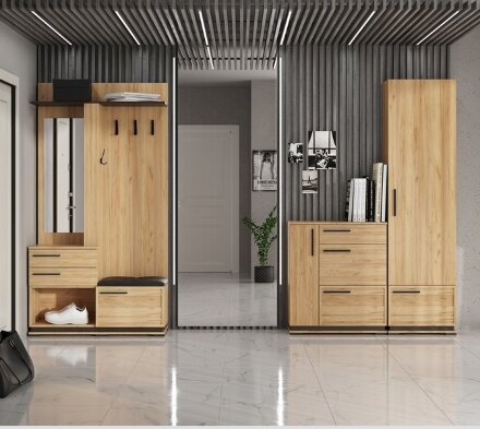 Модульная прихожая Модена 2, гикори  