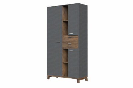 Шкаф для одежды Монтана, металл бруклин 